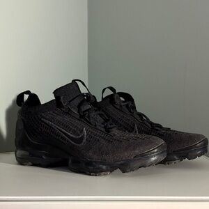 Nike Black Flyknit VaporMax Shoes